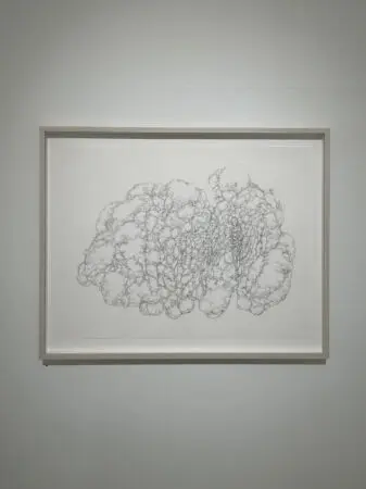 アート　美術品 Drawing-PS21」額縁付 ハガキサイズ 原画 コンテンポラリーアート